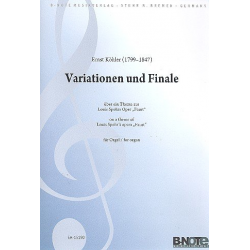 Variationen und Finale für Orgel -Ernst Köhler