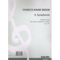 Sinfonie f-Moll Nr.4 op.13,4 für Orgel -Charles-Marie Widor