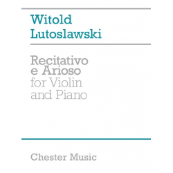 Recitativo e arioso for violin -Witold Lutoslawski
