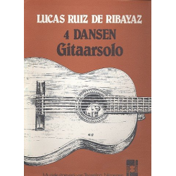 4 dansen voor gitaarsolo -Lucas Ruiz Ribayaz de