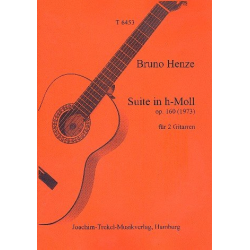 Suite h-Moll op.160 für 2 Gitarren -Bruno Henze