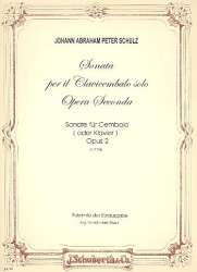 Sonata op.2 für Cembalo oder -Johann Abraham Peter Schulz