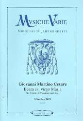 Beata es virgo Maria für Tenor, -Giovanni M. Cesare