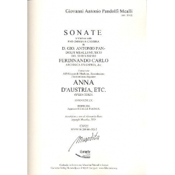 Sonaten op.3 für Violine und Bc -Giovanni Antonio Pandolfi Mealli