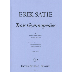 3 Gymnopédies für Violine -Erik Satie