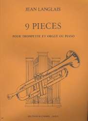 9 pièces pour trompette et orgue -Jean Langlais