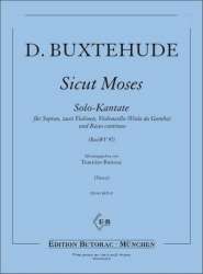 Sicut Moses BuxWV97 für Sopran, - Dietrich Buxtehude