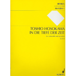 In die Tiefe der Zeit für -Toshio Hosokawa