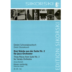 3 Stücke aus der Suite Nr.2 für Jazzorchester -Dmitri Shostakovitch / Schostakowitsch