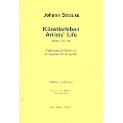 Künstlerleben op.316 für Violine, Viola -Johann Strauß / Strauss (Sohn)
