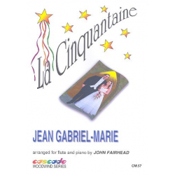 La cinquantaine for flute and piano -Jean Gabriel-Marie