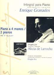 Integral para Piano vol.17 Piano a 4 manos / 2 pianos -Enrique Granados