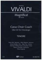 Magnificat g-Moll RV610 - Chorstimme Tenor -Antonio Vivaldi