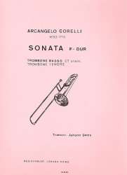 Sonate F-Dur für Posaune (T/B) -Arcangelo Corelli
