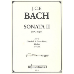 Sonata  in G major no.2 per -Johann Christoph Friedrich Bach