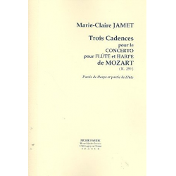 3 Cadences pour le concerto KV299 de -Marie-Claire Jamet