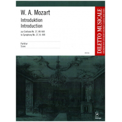 MOZART Wolfgang : Introduktion KV 444 K 444 -Wolfgang Amadeus Mozart