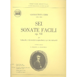 6 sonate op.7 per violoncello e -Giovanni Battista Cirri
