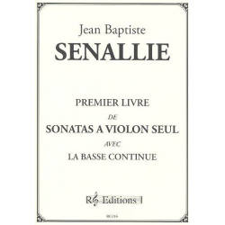 Premier livre de sonatas (no.1-10) -Jean-Baptiste Senaillé / Arr.Richard Gwilt