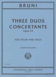 Three Duos Concertante Opus 25 -Antonio Bartolomeo Bruni / Arr.Joseph Vieland