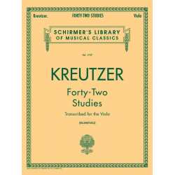 42 Studies Transcribed for the Viola -Rodolphe Kreutzer