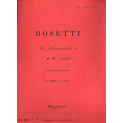 Konzert E-Dur Nr.5 für Horn und -Francesco Antonio Rosetti (Rößler)