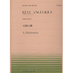 Reve angelique op.10,22 for piano -Anton Rubinstein