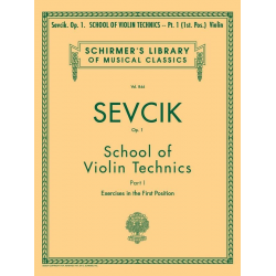 School of Violin Technics, Op. 1 - Book 1 -Otakar Sevcik