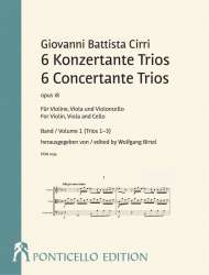 6 Konzertante Trios op.18 Band 1 (Trios 1-3) -Giovanni Battista Cirri