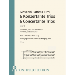 6 Konzertante Trios op.18 Band 1 (Trios 1-3) -Giovanni Battista Cirri
