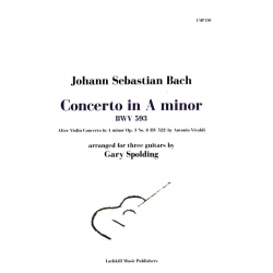 Concerto in A minor BWV593 -Johann Sebastian Bach