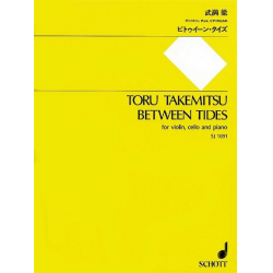Between Tides for violin, cello -Toru Takemitsu