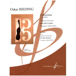 Concertino en do majeur op.24 -Oskar Rieding