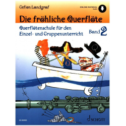 Die fröhliche Querflöte Band 2 (+Online Audio) -Gefion Landgraf