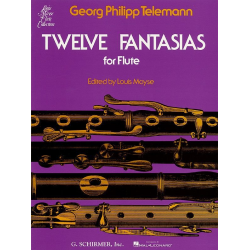 Twelve Fantasias -Georg Philipp Telemann / Arr.Louis Moyse