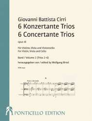 6 Konzertante Trios op.18 Band 2 (Trios 4-6) -Giovanni Battista Cirri