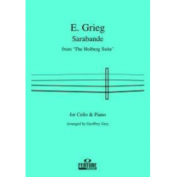 Sarabande For Cello -Edvard Grieg / Arr.Geoffrey Grey