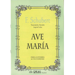 Ave Maria para guitarra (6-8 cuerdas) -Franz Schubert