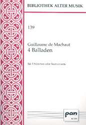 4 Balladen für 3 Stimmen -Guillaume de Machaut