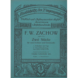 2 Stücke -Friedrich Wilhelm Zachow