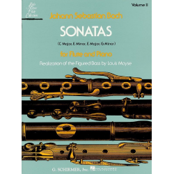 Sonatas for Flute and Piano, Vol. 2 -Johann Sebastian Bach / Arr.Louis Moyse