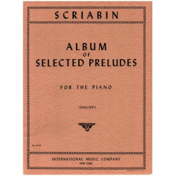 Album of selected preludes : -Alexander Skrjabin / Scriabin