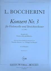 Konzert Nr.3 G480 für Violoncello -Luigi Boccherini