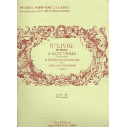 Livre no.4 de pieces a 2 violes -Louis de Caix de Hervelois