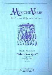 Marienvesper (Lauda und Magnificat eine Quarte abwärst transponiert) -Claudio Monteverdi / Arr.Martin Lubenow