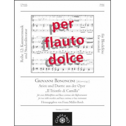 Arien und Duette aus Il trionfo di -Giovanni Bononcini