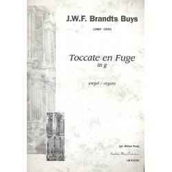 Toccata und Fuge g-Moll für Orgel -Jan Willem Frans Brandts Buys