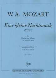 Eine kleine Nachtmusik KV525: für Violine -Wolfgang Amadeus Mozart