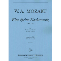 Eine kleine Nachtmusik KV525: für Violine -Wolfgang Amadeus Mozart