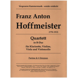 Quartett B-Dur -Franz Anton Hoffmeister